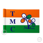 Almoda Creations TMC Party Car Bonnet Flag | Premium Golden Rod, Strong Clamp & Free Extra Flag