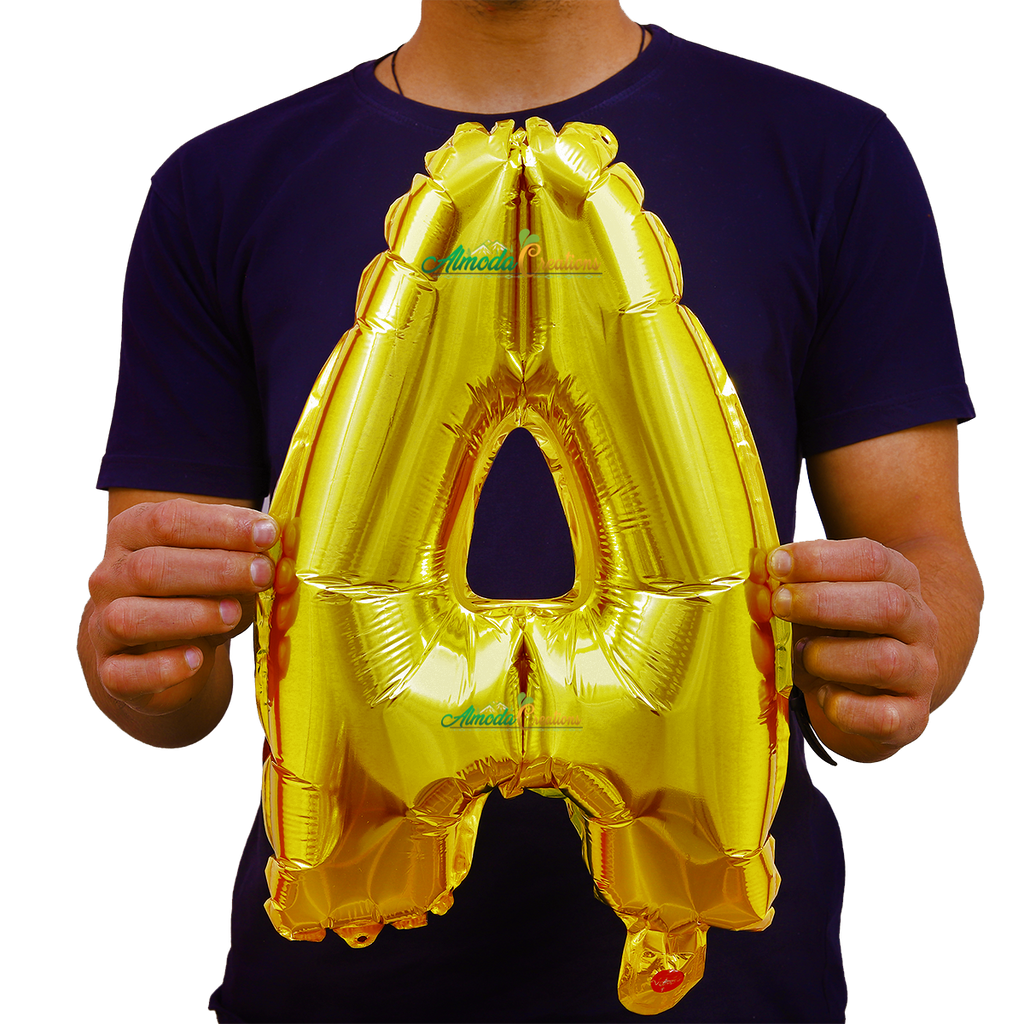 A to Z Foil Letter Balloons (16 Inch) | Custom Foil Letter Balloons for Any Name, Phrase or Party Banner | Make Any Banner