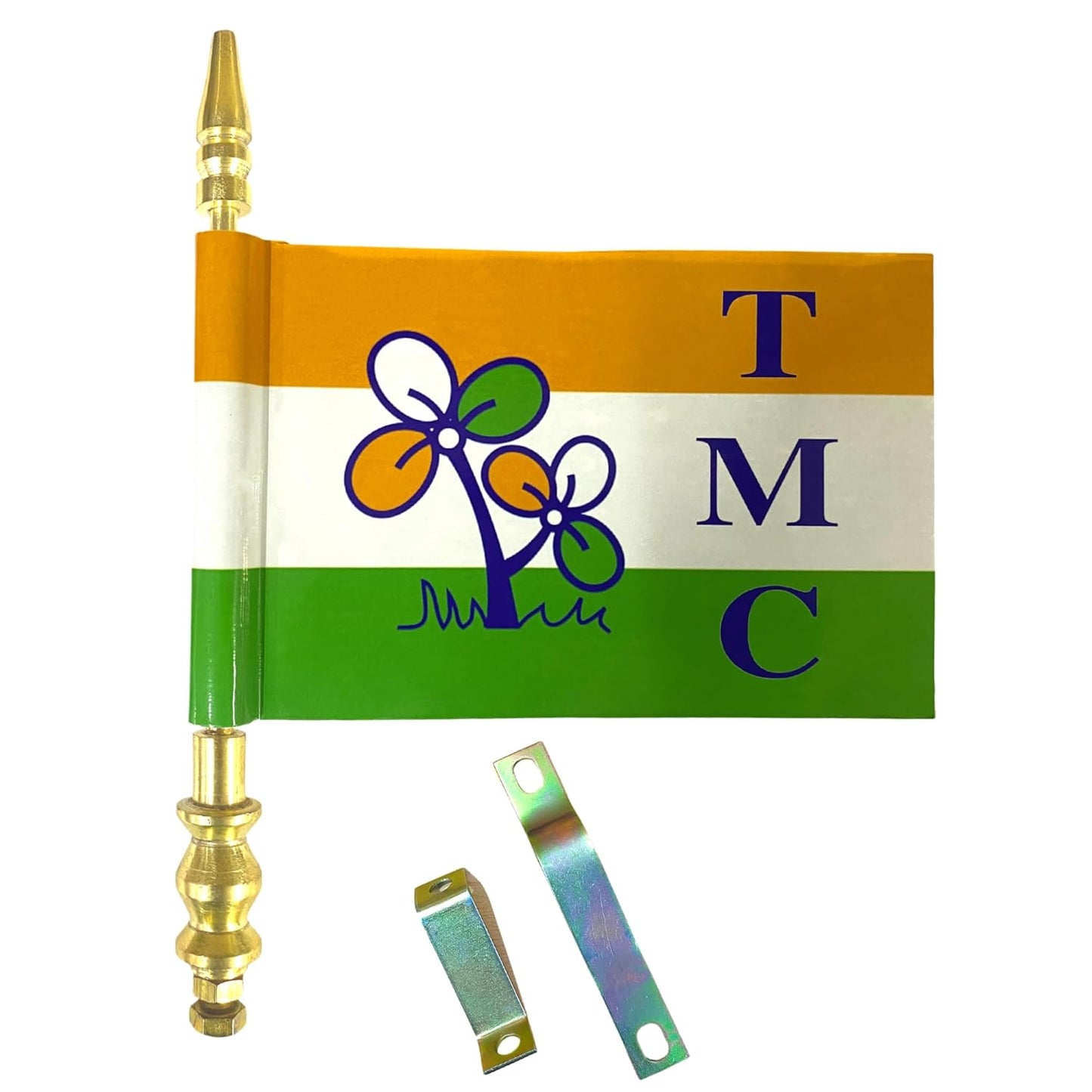 TMC Party Car Bonnet Flag – Golden Rod | Perfect for Rallies & Events