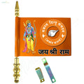 Samastha Hindu Sangathan Car Bonnet Flag with Ramji Printed – Premium Quality